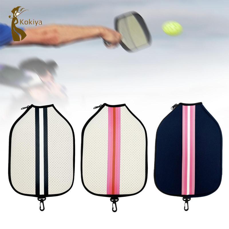 Túi bảo quản vợt pickleball với dây kéo và bao neoprene chống thấm nước, phù hợp cho luyện tập hàng ngày