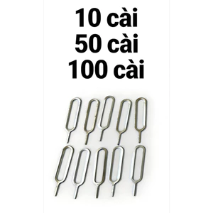 Bộ 10/50/100 Dụng Cụ Ghim Nhấn Lấy Sim Điện Thoại Iphone