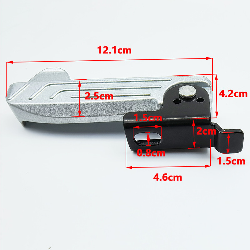 Tiêu Chuẩn Quốc Gia Mới Sâu Xa Xe Điện G05 Thế Hệ Thứ Hai Bàn Đạp Phía Sau Lắp Đặt Bàn Đạp Ghế Sau Gấp Hợp Kim Nhôm Bàn Đạp