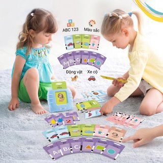Máy đọc thẻ song ngữ Anh – Tây Ban Nha – Học từ vựng qua flashcard – Phát âm chuẩn – Nhiều chủ đề – Học từ vựng vui nhộn