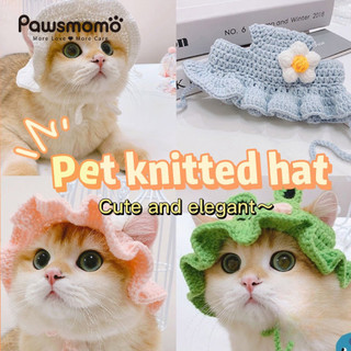 Mũ đội đầu thú cưng Handmade dễ thương cho mèo/chó, kiểu nón chéo