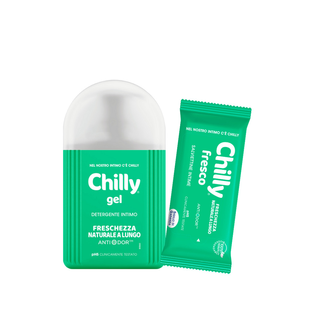 [SẠCH MÁT TIỆN LỢI] Dung dịch vệ sinh Chilly Gel 200ml+Khăn lau vệ sinh sảng khoái mát lạnh, sạch nhanh tiện lợi