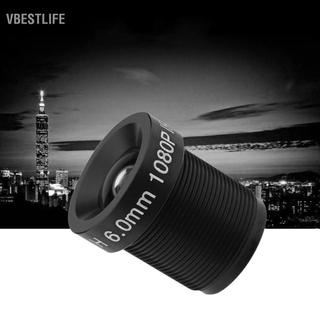 VBESTLIFE Serounder 6 mm 1080P 2MP 24HR IR Ống kính quan sát 58 FOV Camera IP đen lấy nét cố định (M12x0.5)