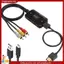 Cáp chuyển đổi video AV sang -Bộ chuyển đổi video tương thích Cáp 1080P Cáp chuyển đổi video Cáp âm thanh -Bộ chuyển đổi tương thích