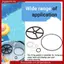 6 Bộ phận lọc bể bơi Bộ đệm nhện, Bộ phận thay thế màu đen SPX0714L O-Ring Vari- XL Van SP0714T Bộ phận bơm bể bơi cho bộ lọc cát