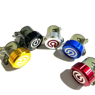 Bình Dầu Khói BremB@ nắp nhôm CNC+ pát Titan gắn trước sau dành cho xe điện,xe máy