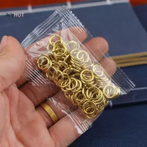 Trang sức DIY: Nhẫn đồng thau 10mm, 100 chiếc cho dự án kết nối