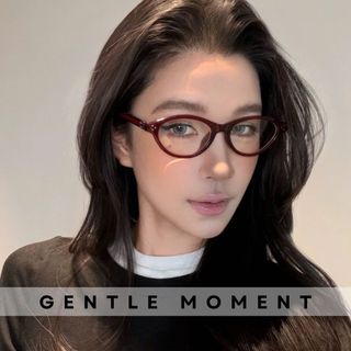 Mắt kính gọng oval nữ GENTLE MOMENT thời trang nam nữ gọng bầu dục chống ánh sáng xanh chống tia UV GMK268