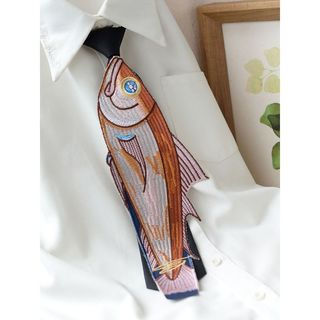 Mèo Đen Creative Tie - phù hợp cho nam và nữ, thiết kế nơ áo sơ mi