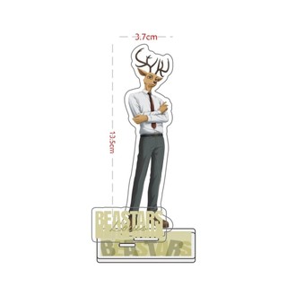 Anime Fun BEASTARS Acrylic Stand Keychain Double-Sided Double Slot Legoshi Louis Haru Figure Model Desk Decor Gift Toy