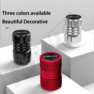 4 Chiếc Lynk & Co Nắp Van Ô Tô Thân Vỏ Nhôm Van Bánh Xe Nắp Bụi Vành Lốp Thân Dành Cho Lynk Co Co 01 02 03 05 06 07 08 09 Nâng Cấp Ngoại Thất