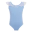 Nyeemya Trẻ Em Bé Gái Không Tay Lưới Xù Ballet Leotard Cổ Tròn Bấm Nút Đáy Leotard Cho Thể Dục Vũ Thực Hành Hiệu Suất