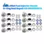 48 Cái / 8 Bộ Bộ Dụng Cụ Sửa Chữa Vòng Chữ O Kim Phun 06H998907A cho A3 A4 A5 A6 Q5 Golf CC 1.8 2.0T 06J998907A