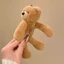 Gấu dễ thương sang trọng - Kẹp tóc hoạt hình có hình trái tim và búp bê nổ, phù hợp cho cô gái
