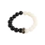Vòng tay hỗn hợp nguyên thái cực từ obsidian và hạt bồ đề wenwan, phù hợp cho người yêu mantra và phong thủy