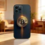 Ốp Điện Thoại Bitcoin TP-1 Cho iPhone17,16,15,14,13,12 Plus, Vỏ Đen Silicon Mềm Max