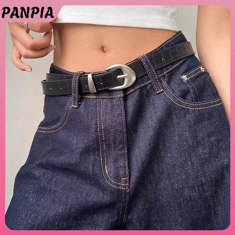 Thắt lưng mỏng màu đỏ họa tiết cá sấu cao cấp, thời trang cho váy và quần jean