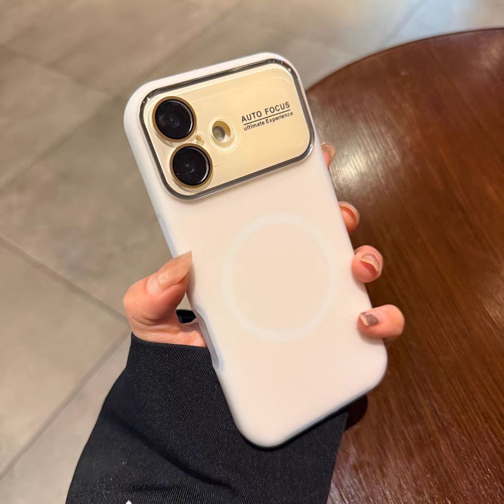 Ốp lưng cứng AI Button / Jelly candy có miếng bảo vệ ống kính tương thích cho iPhone 14 pro max15 pro max 16 pro max 17 pro max