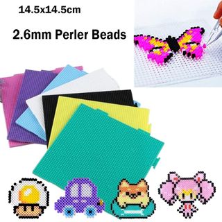 ORDOBOX Cầu Chì Hạt Pegboards, Thủ Công Handmade Trang Trí Vuông Perler Hama Hạt, 52 * 52 Chân / 104x104 Chân DIY Làm Xếp Hình Chịu Nhiệt 2.6mm Bảng Đậu Xếp Hình Giáo Dục