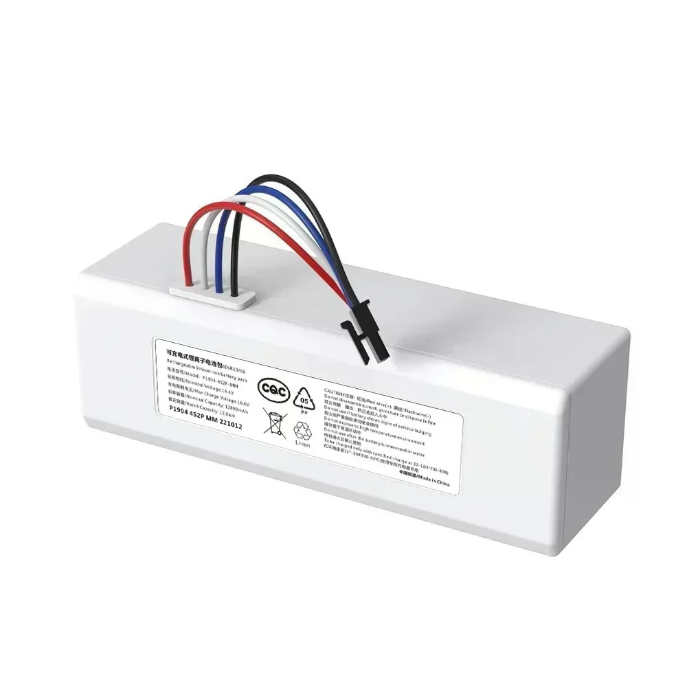 14.4V 6500mAh Li ion Pin Cho Xiaomi Mijia 1C STYTJ01ZHM Robot Hút Chân Không Cây Lau Nhà Phụ Kiện Phần