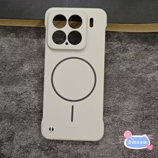 Ốp Điện Thoại Từ Tính Không Khung Cho Redmi 14C 14R A4 Note 15 14 13 Pro Plus K80 K70 Ultra K60 Pro Turbo 4 5G 4G Vỏ Da-Feel Siêu Mỏng Đơn Giản Tản Nhiệt Matte Soft Cover