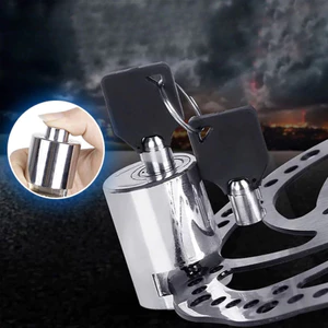 Khóa Phanh Đĩa Xe Máy, Xe Đạp Chống Trộm Chất Liệu Thép Nguyên Khối, Thiết Kế Thông Minh An Toàn, Tiện Lợi