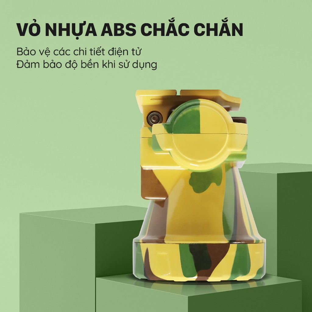 Đèn pin đội đầu siêu sáng 203 Mỹ Linh,đèn đội đầu thân nhựa ABS,3 chế độ sáng,chống nước,pin 2000mAh