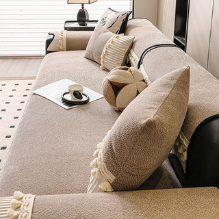 Mới Chenille Sofa Đệm Cao Cấp Cảm Giác Chống Trơn Trượt Mèo Chống Trầy Xước Sofa Vải Đệm Sofa