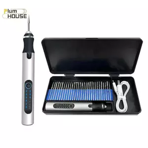 PlumHOUSE Bút Khắc Điện Sạc Khắc Khắc Máy Khoan Trang Sức Thủy Tinh Máy Xay Chế Biến Gỗ Không Dây Dụng Cụ Quay VN