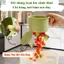 Giỏ Treo Bồn Rửa Chén Đa Năng Có Lỗ Thoát Nước, Rổ Lọc Rác Tích Hợp Nút Nhấn Đổ Thức Ăn Thừa Tiện Lợi
