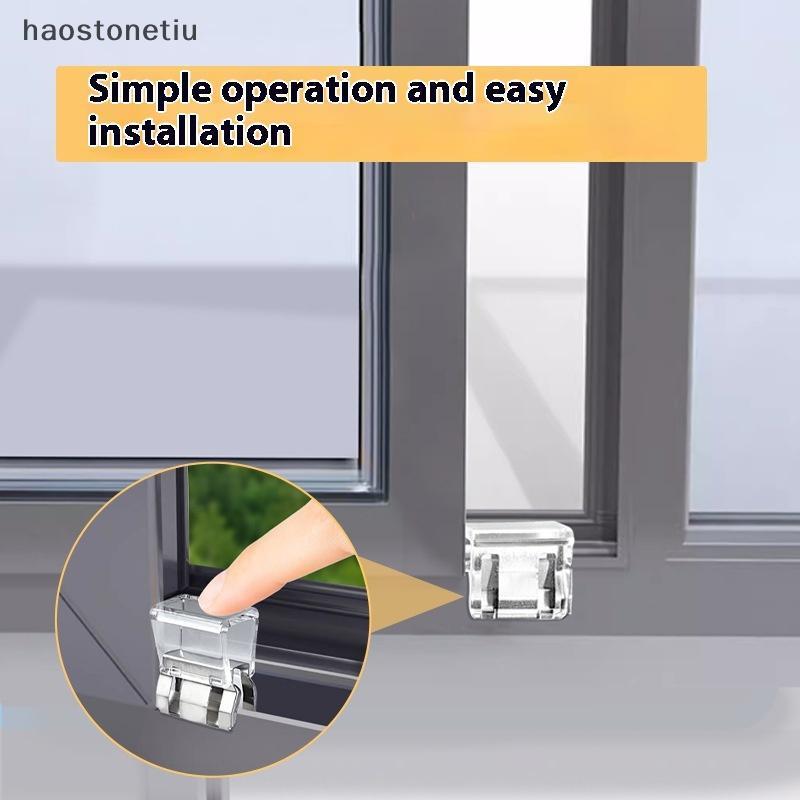 Khóa cửa sổ trượt hạng nặng NS, Kẹp cố định màn hình, Kẹp an toàn cố định đường ray cửa sổ, phích cắm an toàn cửa sổ màn hình NS