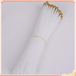 100 Chiếc Cột Cờ Nhỏ Có Mũ Cờ Họp Phụ Kiện Thể Thao (Trắng) jungpiyinn