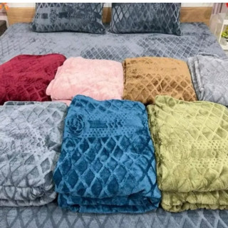 Vỏ Chăn Nỉ Nhung COCO Có Khoá Kéo Lồng Được Ruột Kích Thước 2m2x2m ( K KÈM RUỘT )