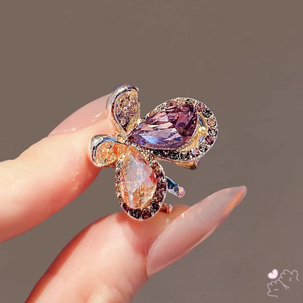 Kẹp Tóc Barrettes Màu Hồng Bướm, Phù Hợp Sử Dụng Hàng Ngày Cho Phụ Nữ và Trẻ Em