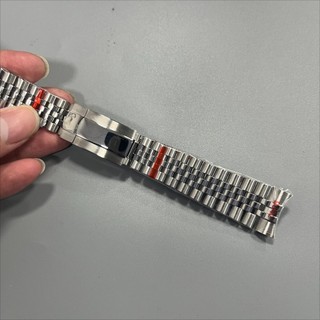 Thép không gỉ 904L cho 20mm Rolex 36mm 126234 Datejust Dây đeo Solid Cong Endlink Cổ tay jubilee Dây đeo đồng hồ Vòng đeo tay