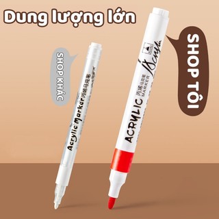 Bút Màu Acrylic Marker Ngòi Mềm Linh Hoạt  Màu, Mực Không Lem Chống Nước, Hoàn Hảo Cho Học Sinh Vẽ Tranh Nghệ Thuật