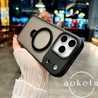 Ốp tản nhiệt thích hợp cho Apple 17 Promax vỏ điện thoại mới iPhone 16 khung xoay Vỏ bảo vệ từ tính 15 chống rơi 14 mờ 13 bao gồm tất cả bìa cứng