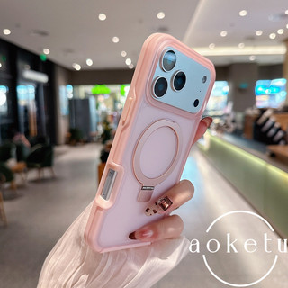 Ốp điện thoại từ tính giá đỡ vợt hoa anh đào sang trọng phù hợp cho iPhone 13 14 15 16 17 Pro Max da nhạy cảm bán trong suốt bao gồm chống rơi