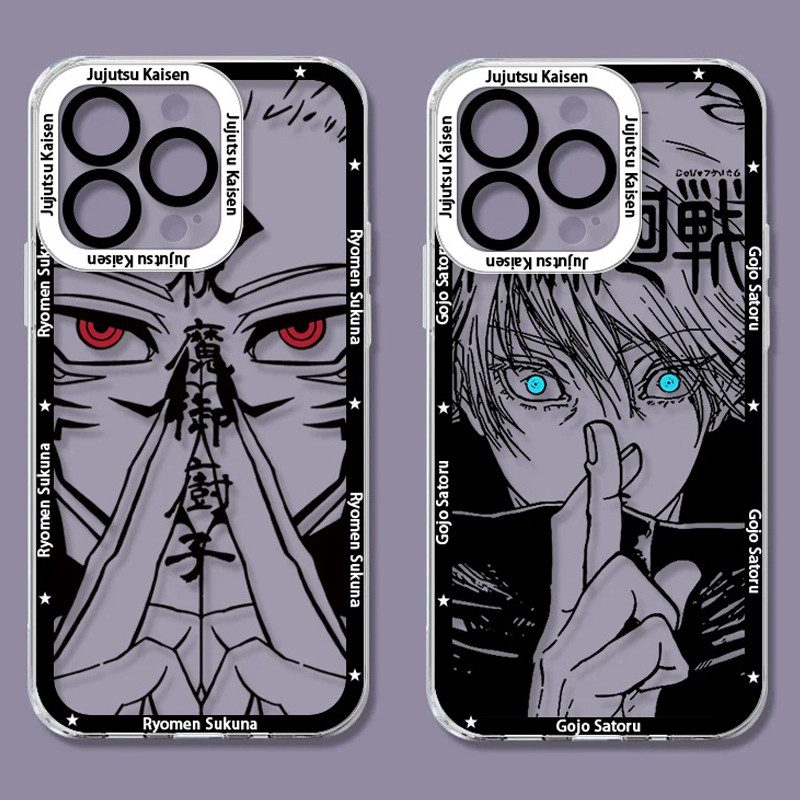 Ốp Điện Thoại Jujutsu Kaisen Gojo Satoru Cho Samsung Galaxy A02 A03S A03 A05 A05S A06 A50 A30S A31 A52 A72 A73 M54 5G Ốp Lưng Mềm Trong Suốt Itadori Yuji