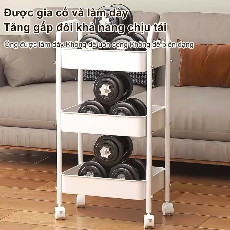 Xe Đẩy Spa thép giỏ Tải trọng 100kg Kệ sắt đa năng cao cấp Xe để đồ Nhiều màu sắc lựa chọn