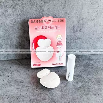Set son Naming glowy heart lip tint #ETNA5.7gr + son tint mini k màu 1.8g