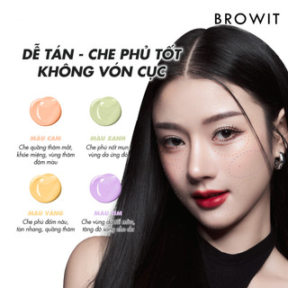 Kem Che Khuyết Điểm Hiệu Chỉnh Màu Da BROWIT SMOOTH UP COLOR CORRECTOR 1.5G+1.5G