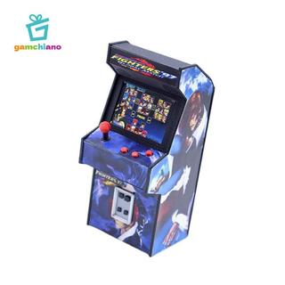 Gamchiano Mini Arcade Máy ABS Retro Mô Phỏng Bảng Điều Khiển Chơi Game Phụ Kiện Đồ Chơi Cho Nhà Búp Bê Thu Nhỏ Tỉ Lệ 1 12