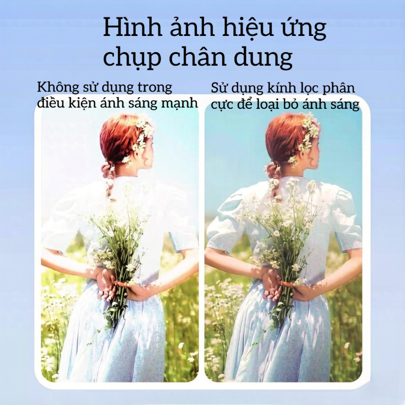 Bộ Kẹp Lọc CPL 52mm Từ Tính – Phù Hợp Mọi Điện Thoại, Kính Lọc Phân Cực Xoay, Chống Chói & Tăng Chi Tiết Ảnh