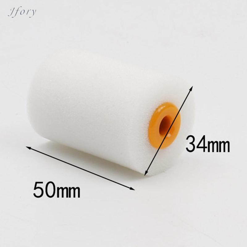Jfory Con lăn sơn bọt biển Công cụ vẽ phần nhỏ Dễ dàng cài đặt Dụng cụ dán tường cho nội thất gia đình