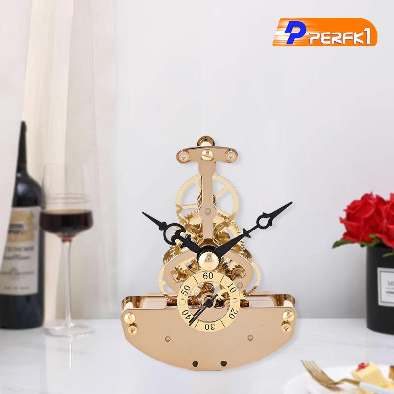 Đồng Hồ Bánh Răng Trang Trí Đồng Hồ Bàn Độc Đáo Thời Trang Thủ Công Đồng Hồ Đa Năng Chuyển Động Hợp Kim Nhôm Đồng Cho Phòng Ngủ Học Tập Nhà