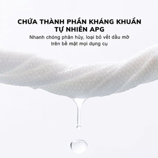 Khăn Ướt Lau Bếp Đa Năng 80 Tờ/Gói Siêu Sạch, Tiện Lợi, Loại Bỏ Các Vết Bẩn Dầu Mỡ