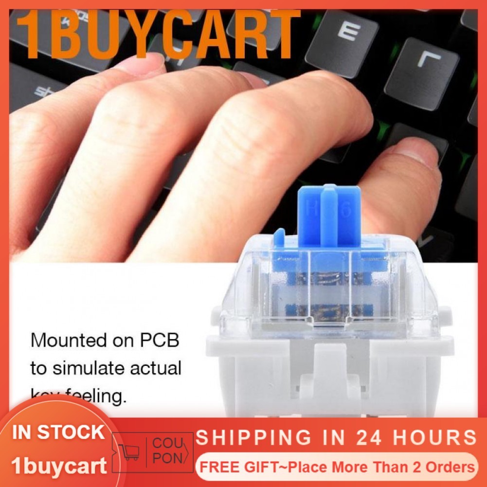 1buycart1 10 nút bàn phím cơ xanh dương cho dòng NewGiant RGB
