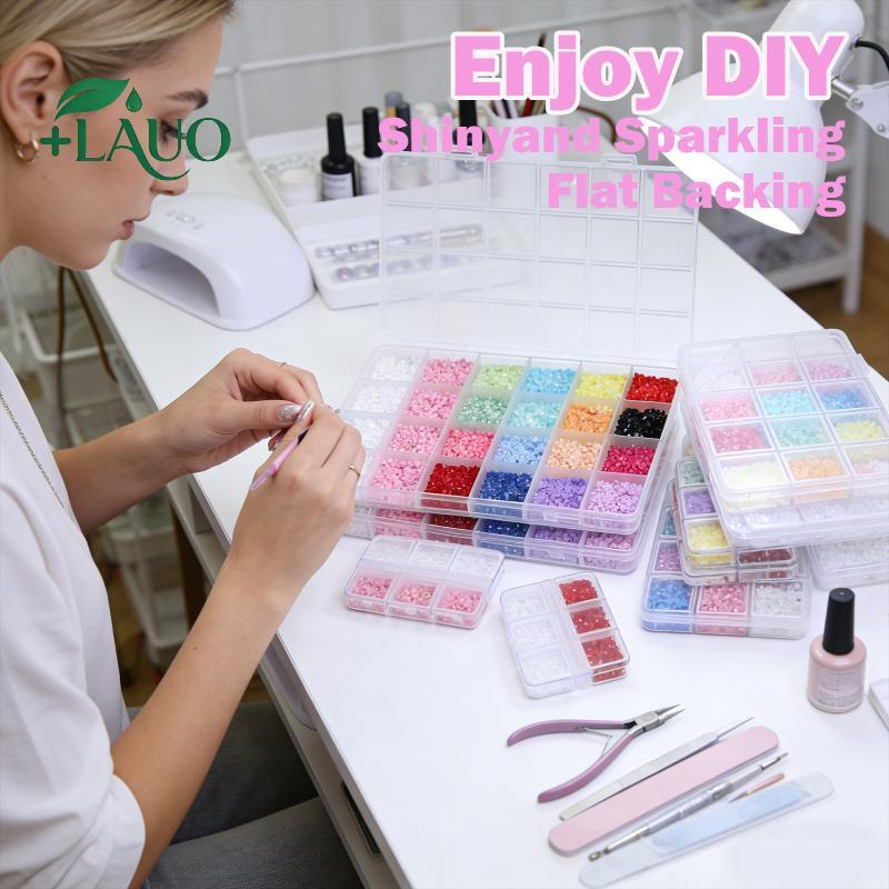 Springevenstar Màu Sắc Hỗn Hợp 3D Hoa Móng Tay Quyến Rũ Bộ 6 Lưới Móng Tay Nghệ Thuật DIY Trang Trí Cho Salon Chuyên Nghiệp Sử Dụng Tại Nhà Springevenstar