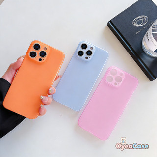 Ốp Silicon Mờ Dopamine Ice Mist Cho Samsung Galaxy A17 A16 M15 F15 A15 M15 F15 A14 M14 F14 A13 M13 A12 M12 F12 A11 M11 Vỏ Cam Sống Động Thẩm Mỹ Vỏ Mỏng Dễ Thương